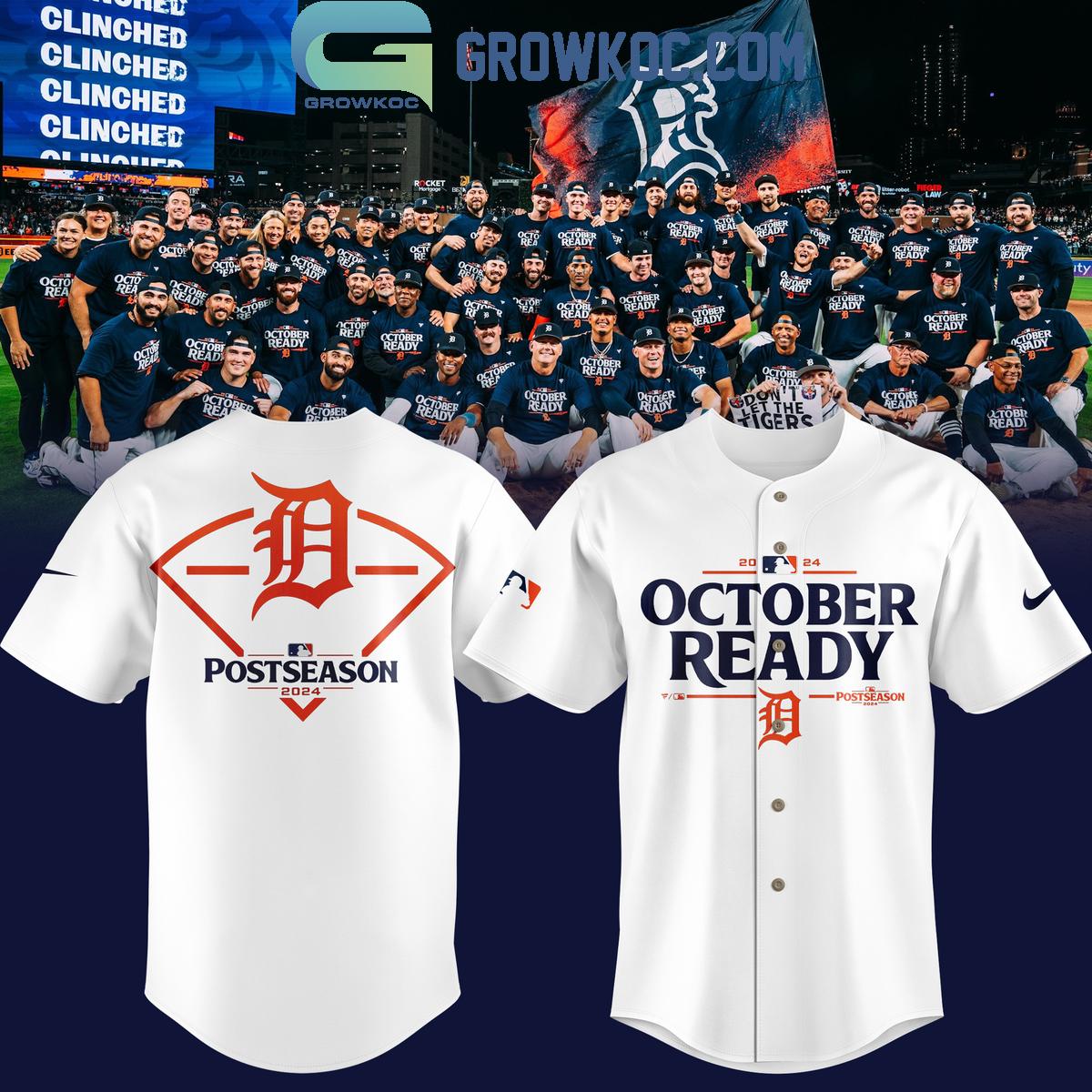Detroit Tigers Postseason 2024 October Ready Fan Baseball Jersey