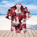 Diamondbacks Hibiscus Pattern Flowers Red MLB Hawaiian Shirt