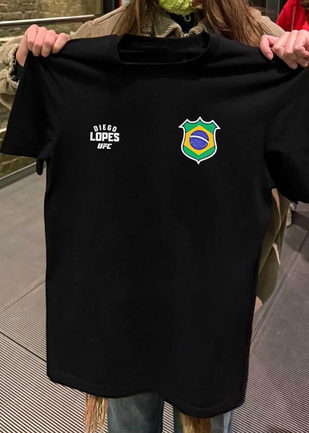 Diego Lopes UFC Brazil Flag shirt