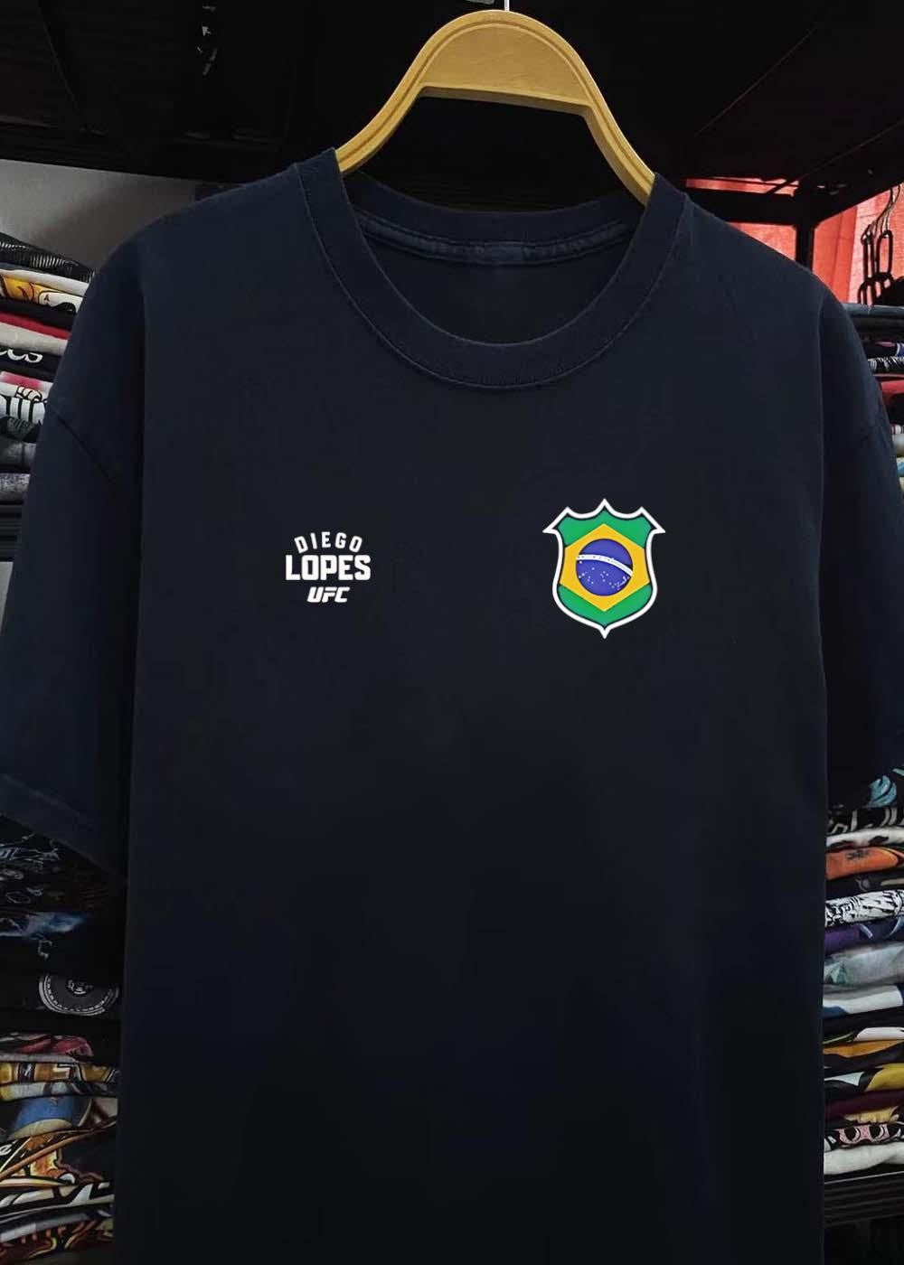 Diego Lopes UFC Brazil Flag shirt