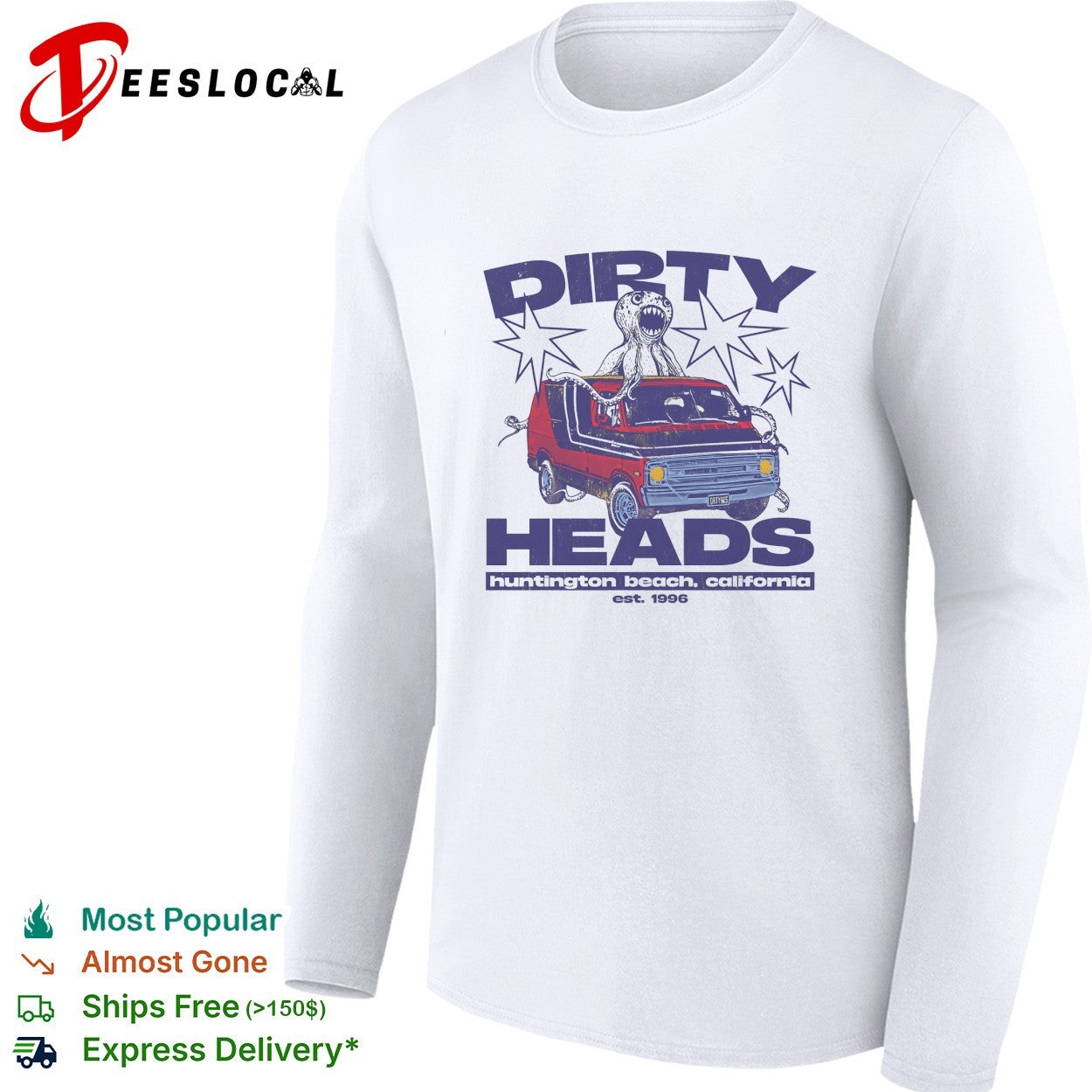 Dirty Heads Huntington Beach California shirt