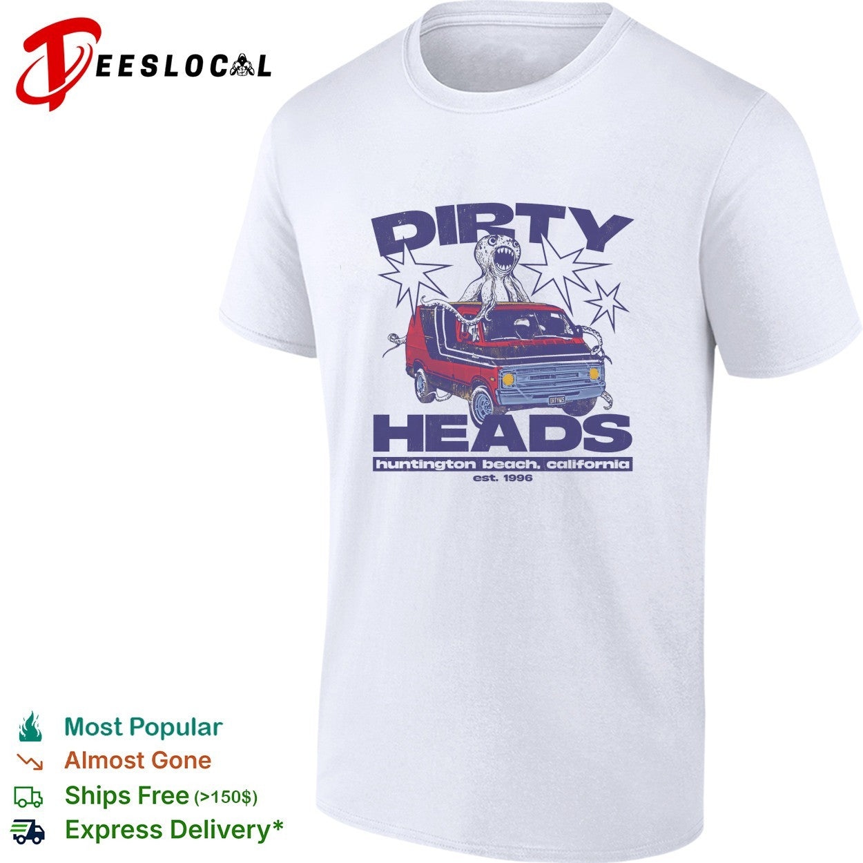 Dirty Heads Huntington Beach California shirt