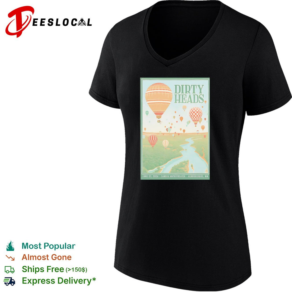 Dirty Heads Sandia Amphitheater Albuquerque 2026 poster shirt