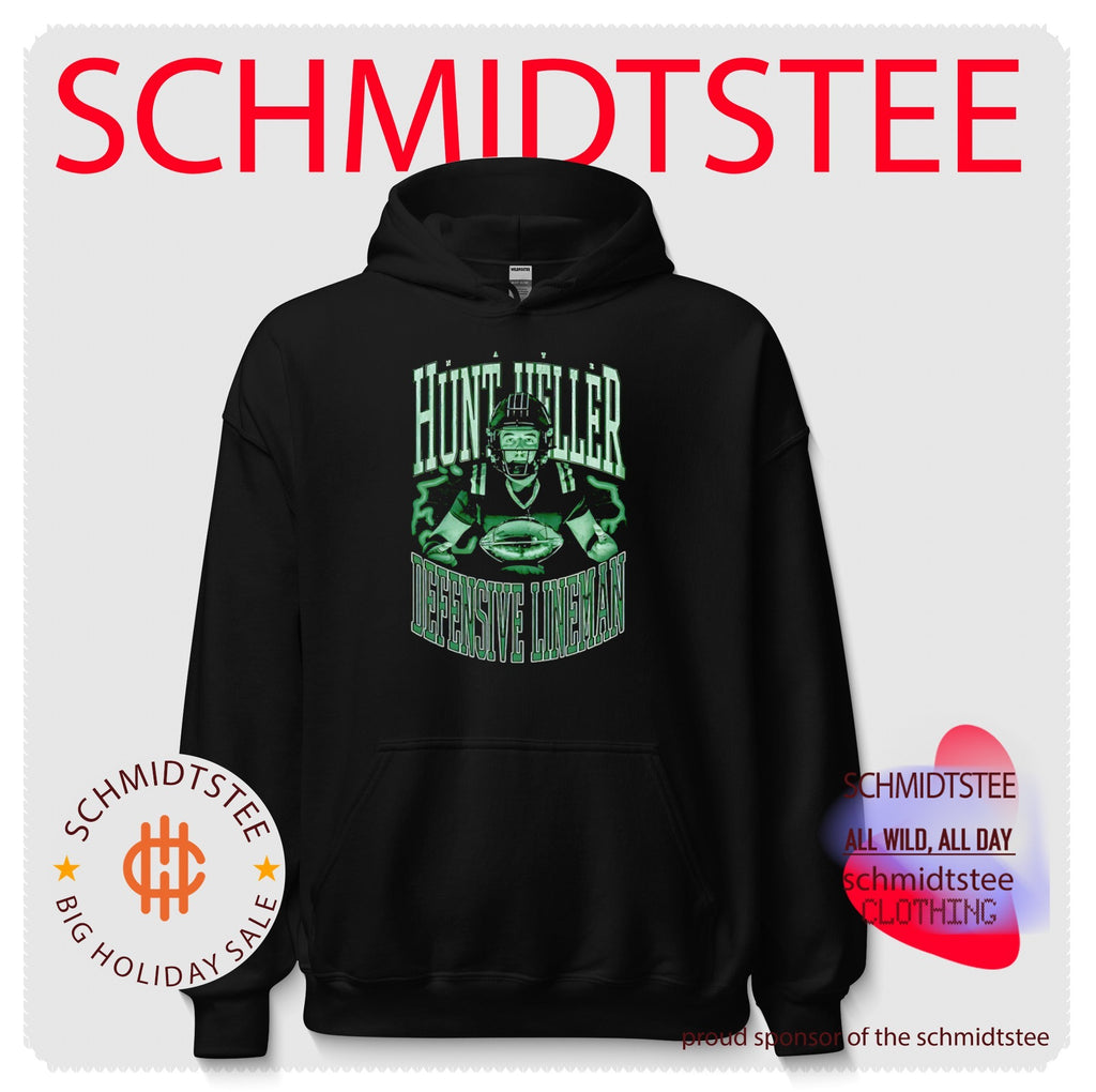 Distressed Defensive Lineman Hunt Heller Fan shirt