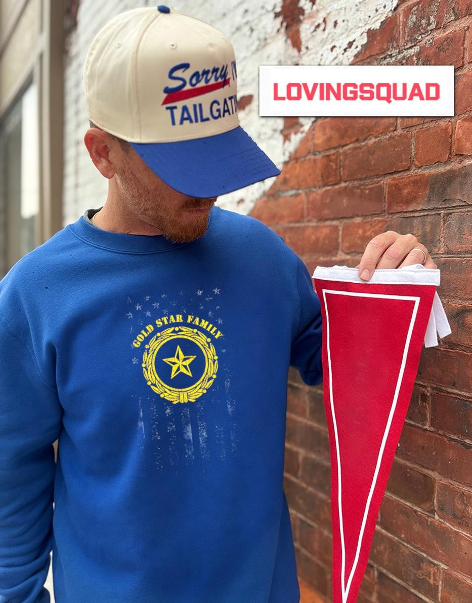 Distressed Gold Star Family American Flag shirt