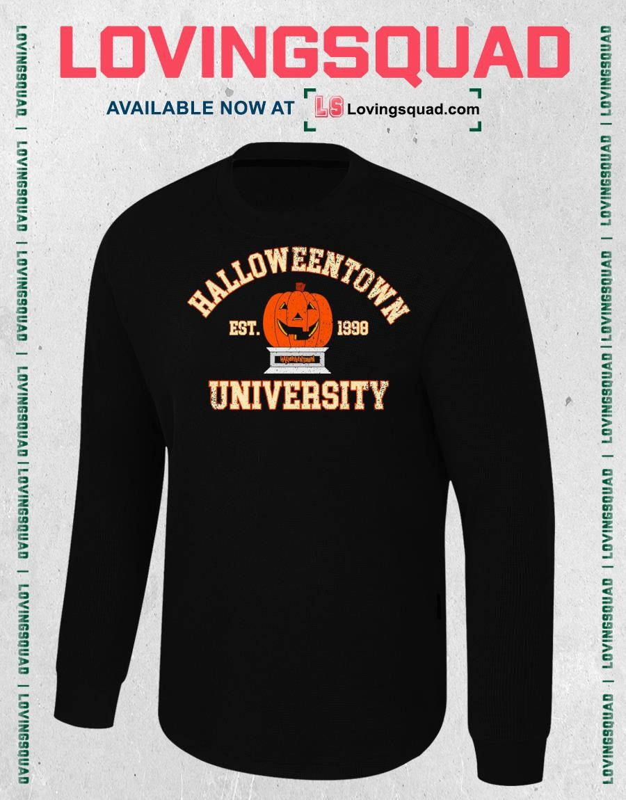 Distressed Halloweentown University Est 1998 Pumpkin T-shirt