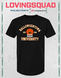 Distressed Halloweentown University Est 1998 Pumpkin T-shirt