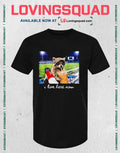 Distressed Raccoon Football Field I Live Here Now Game Day T-Shirt