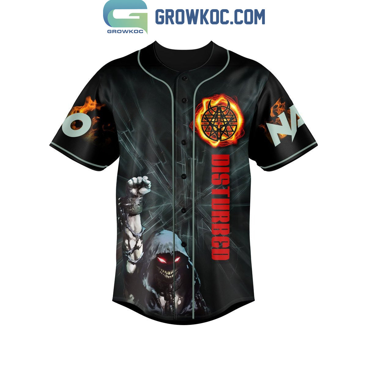 Disturbed Sometimes Darkness Can Show You The Light Personalized Baseball Jersey