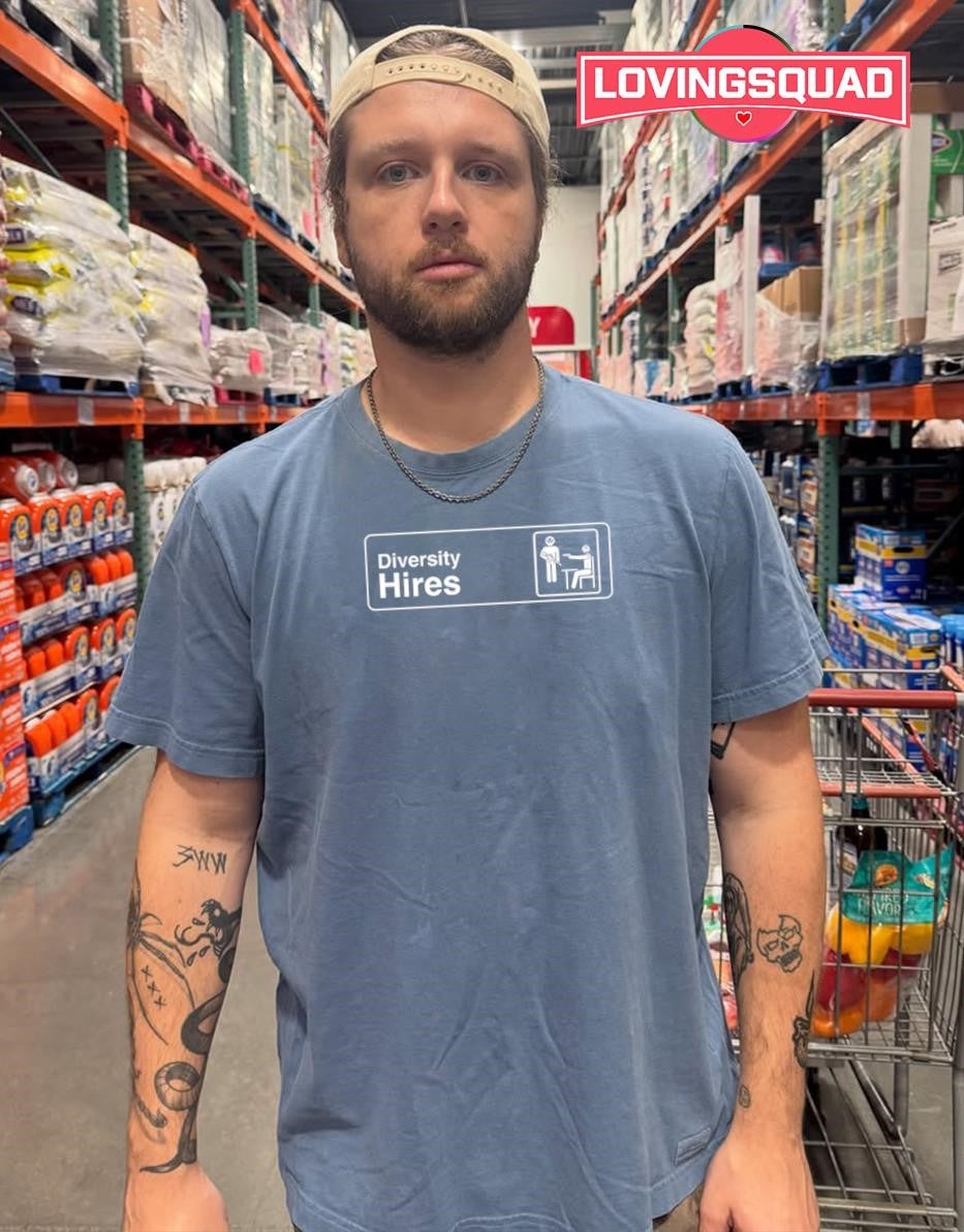 Diversity Hires Sign Satire shirt