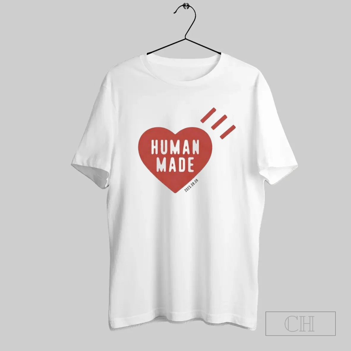 Djosktco Heart Human Made 2025 09 08 Three Red Lines Loves T-Shirts, Hoodie, Sweatshirt | InkRitualCo.com