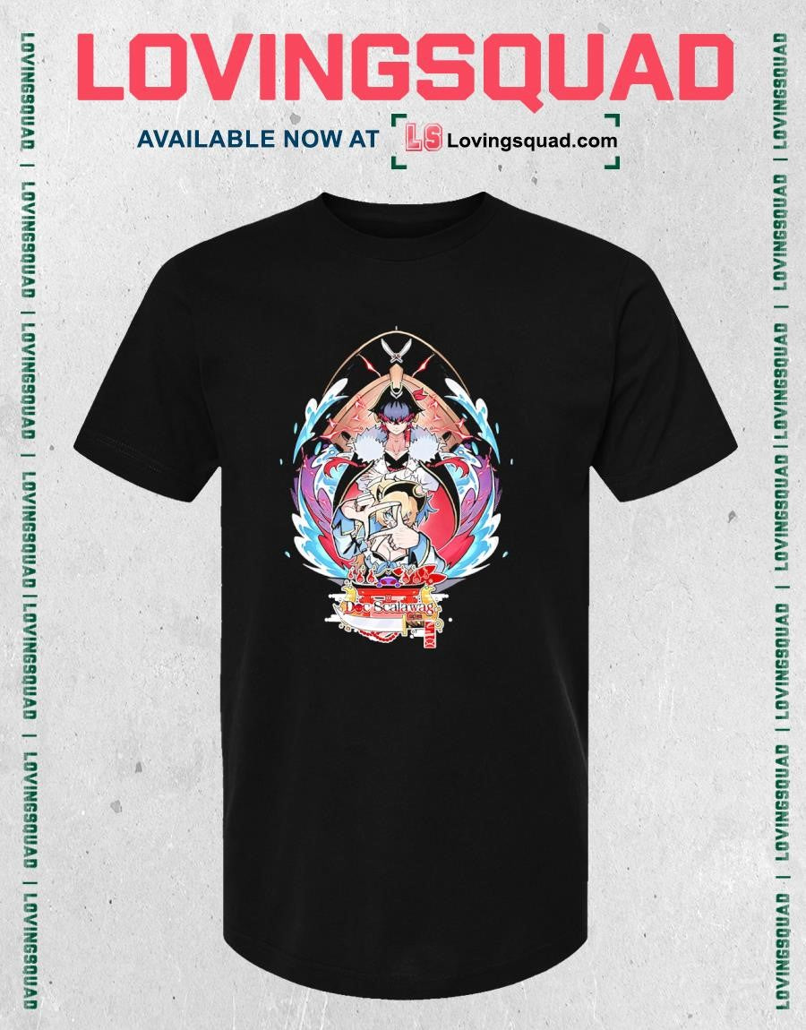 Doc Scalawag Anime Pirate character manga T-shirt