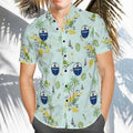 Dodgers Chinoiserie Beach Print Hawaiian Shirt, LA Dodgers Hawaiian Shirt