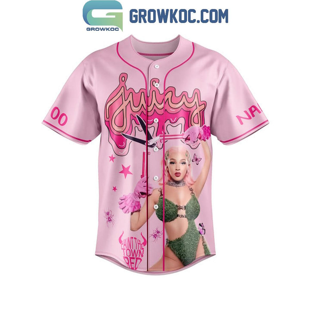 Doja Cat Juicy Fan Love Personalized Baseball Jersey