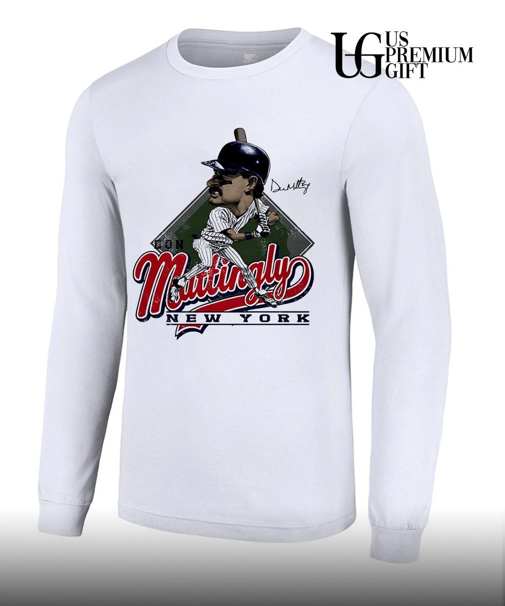 Don Mattingly New York Yankees baseball Bruce Stark Collection caricature shirt
