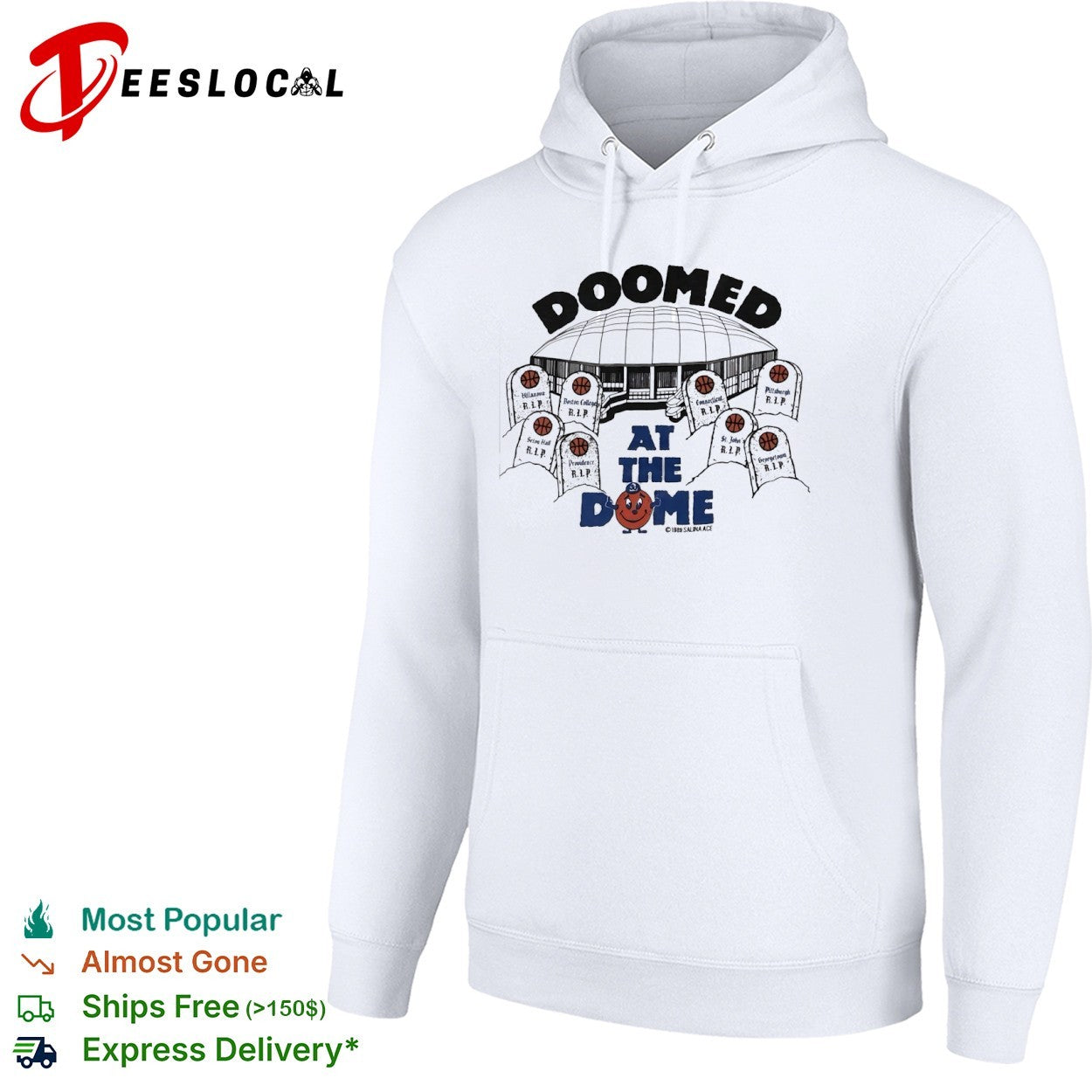 Doomed at the Dome Syracuse Orange Big East Villanova Boston College shirt