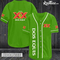Dos Equis Green Baseball Jersey