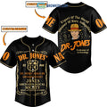 Dr Jones Professor Of Archaeology Personalized Black Design Baseball Jersey