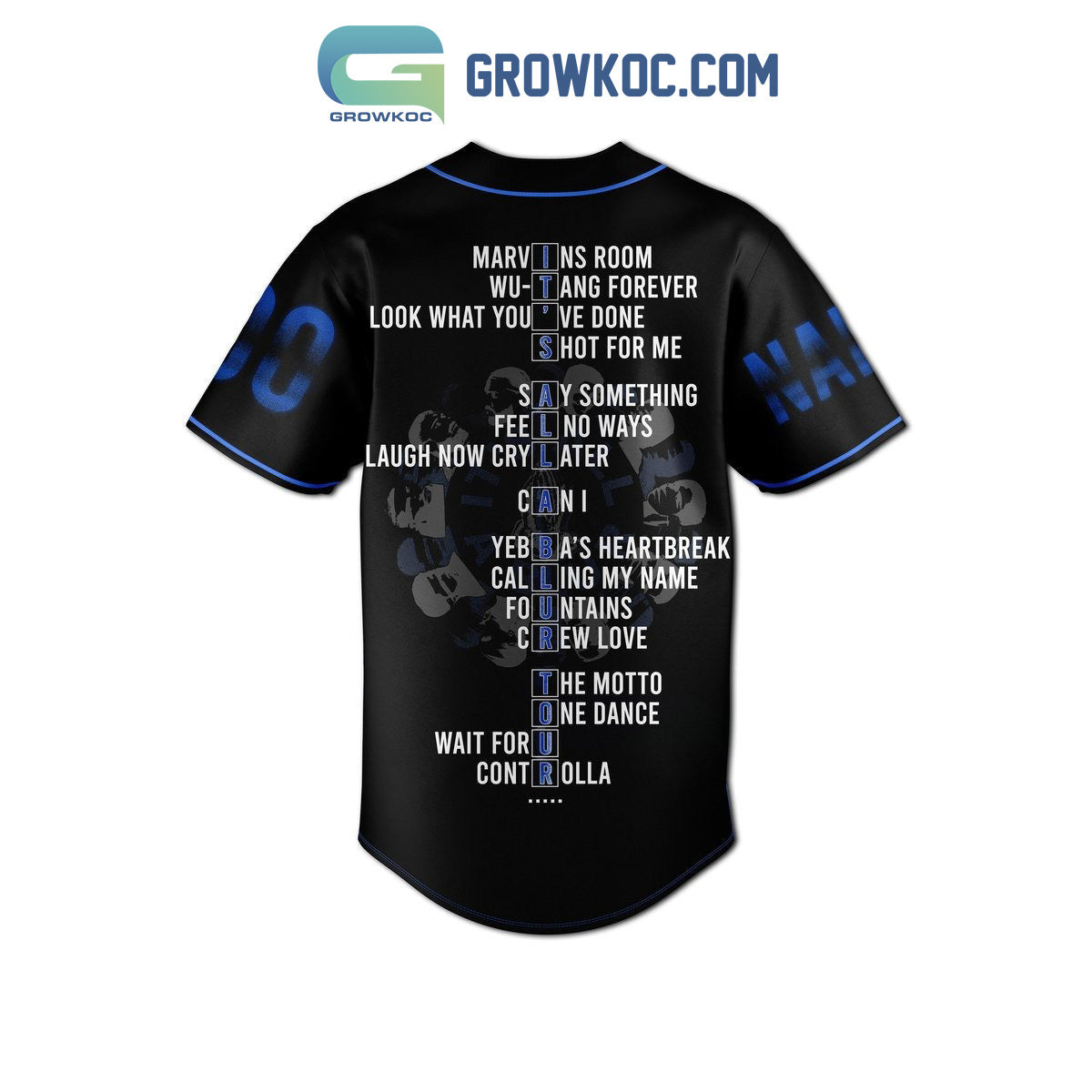 Drake And 21 Savage It’s All A Blur Tour Her Loss Personalized Baseball Jersey