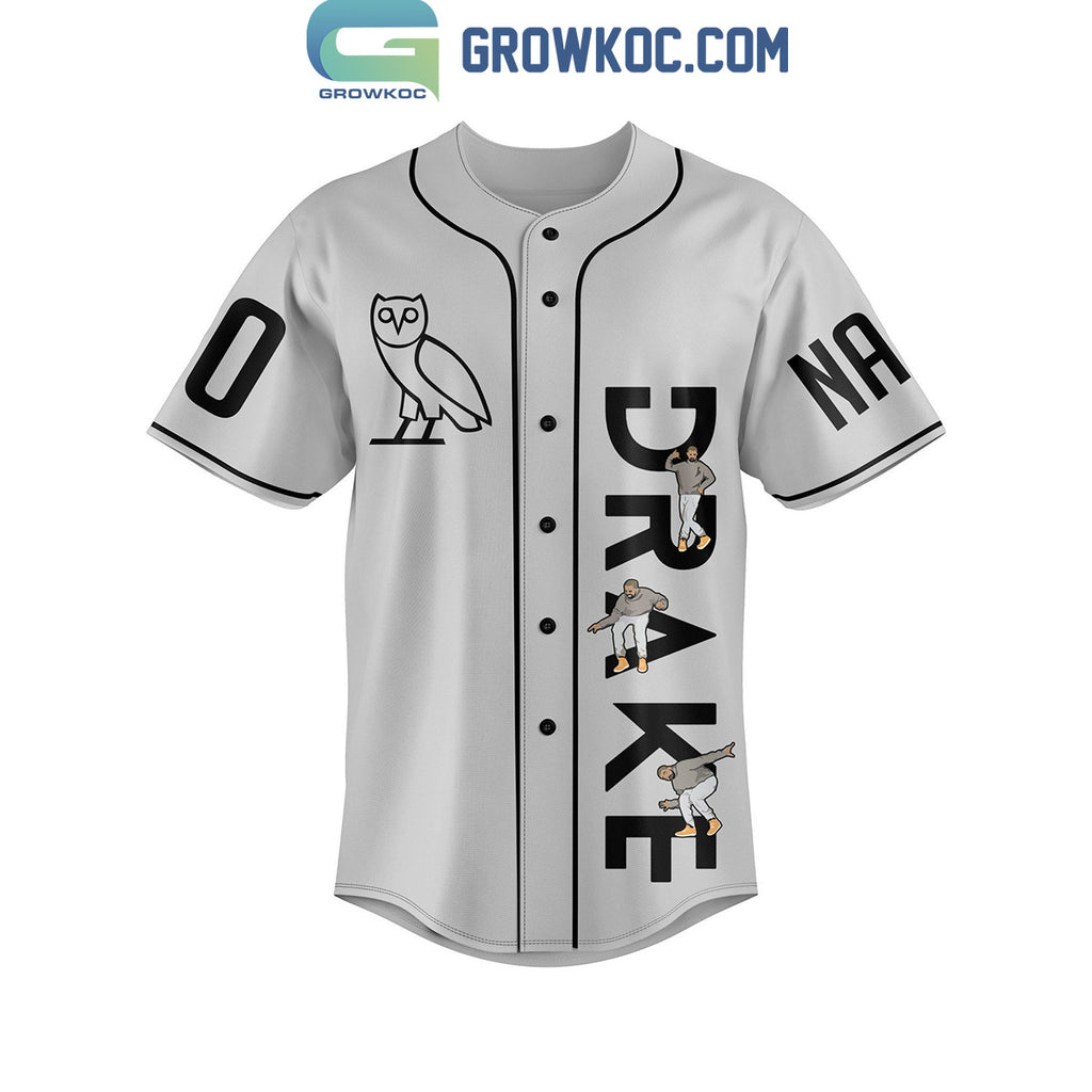 Drake Push Ups Personalized Baseball Jersey
