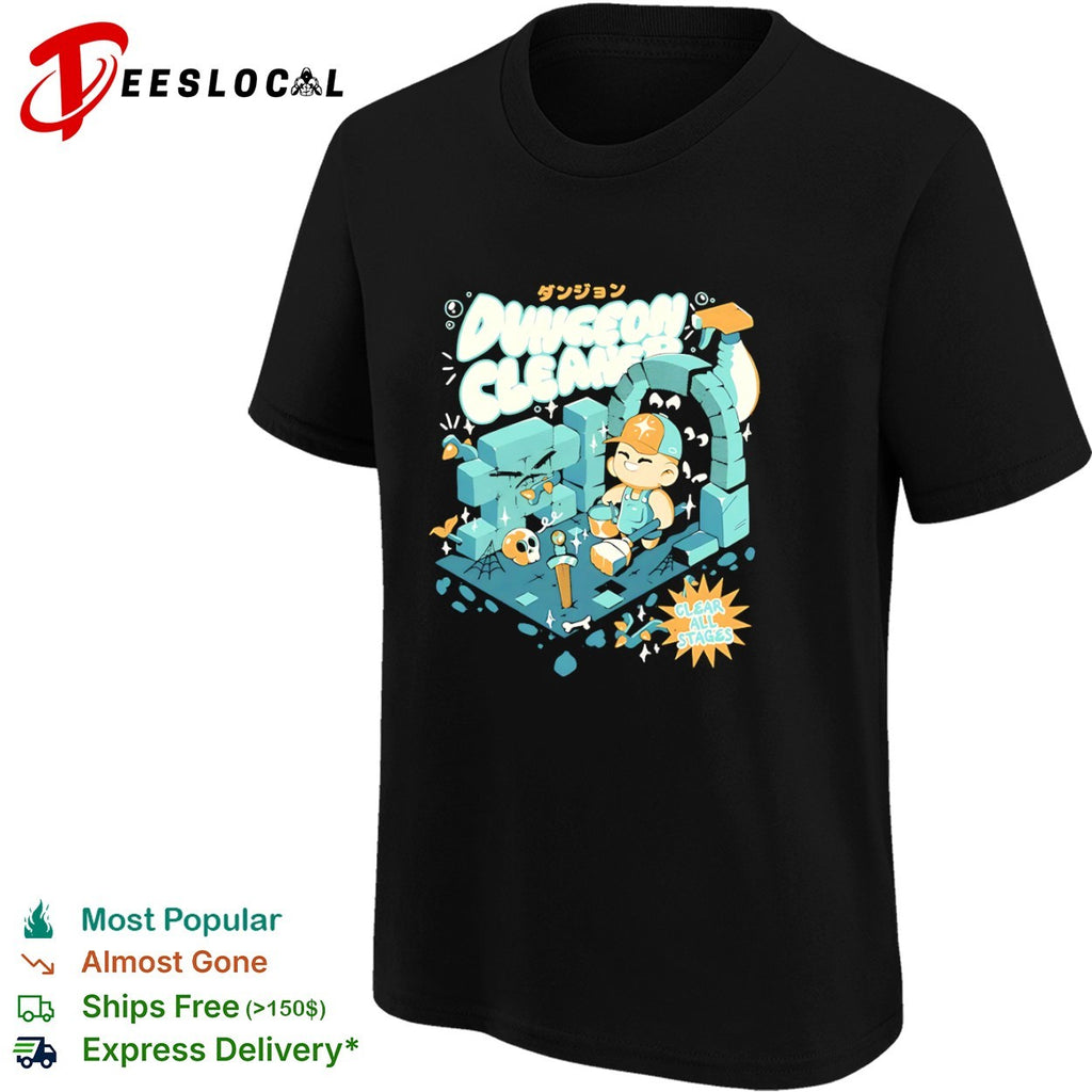 Dungeon Cleaner Clear all stages shirt