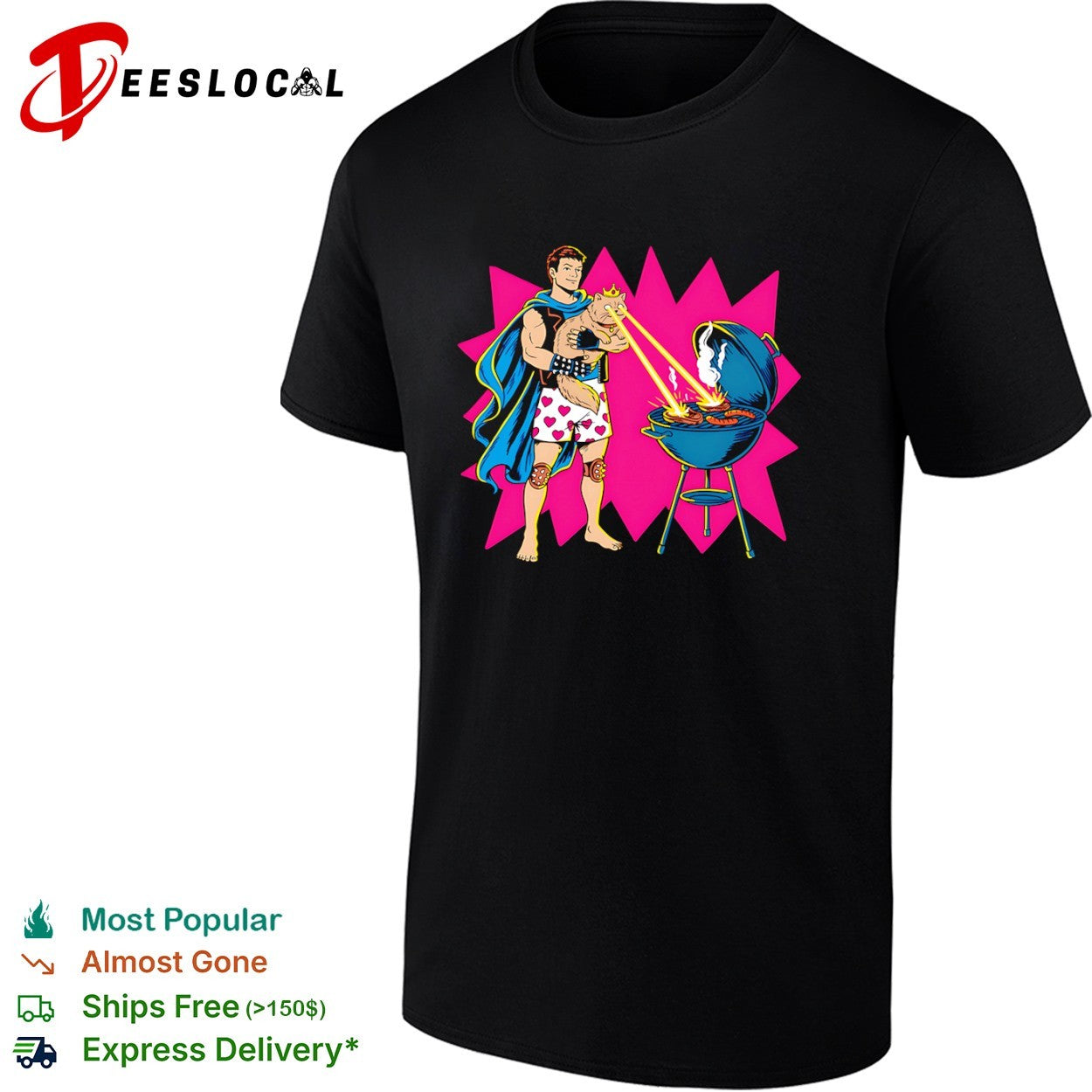 Dungeon Crawler Carl and Princess Donut grilling steaks shirt
