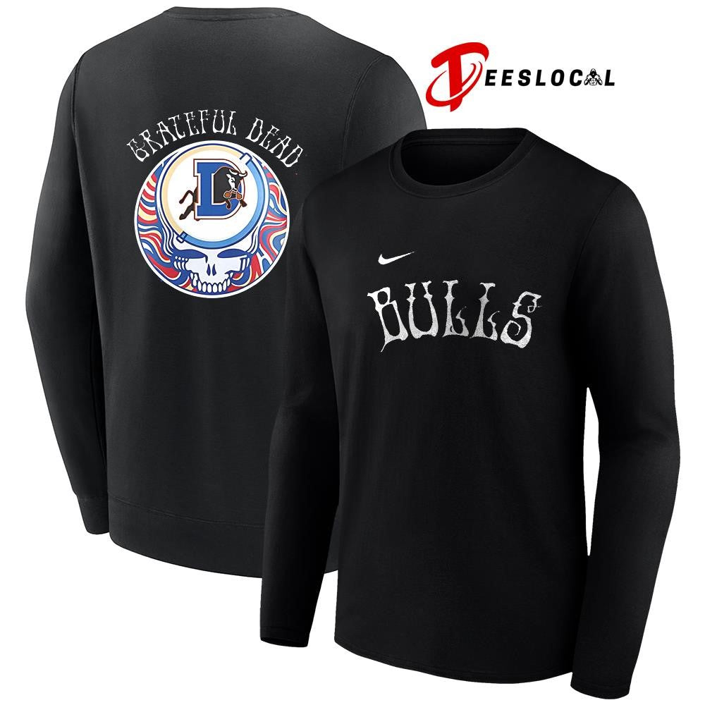 Durham Bulls x Grateful Dead Triple A logo shirt