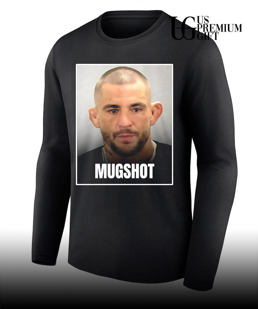 Dustin Poirier mugshot shirt