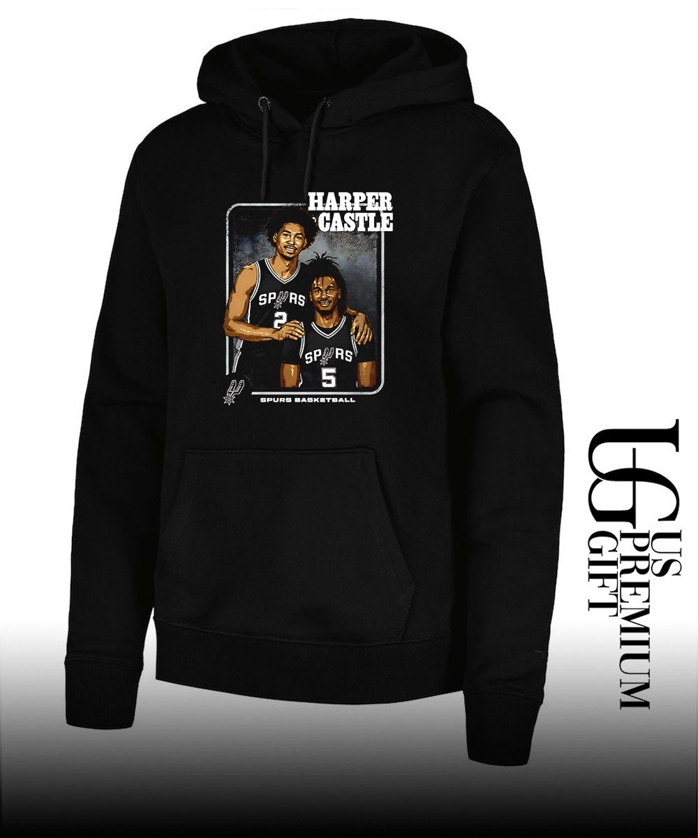 Dylan Harper and Stephon Castle San Antonio Spurs Step Brothers 2026 T-shirt