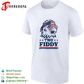 Eagle wearing flag bandana sunglasses two fiddy shirt