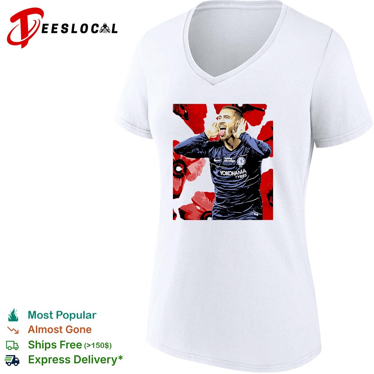 Eden Hazard Chelsea graphic shirt