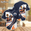 Edmonton Oilers Sport Team Gift Baseball Jersey