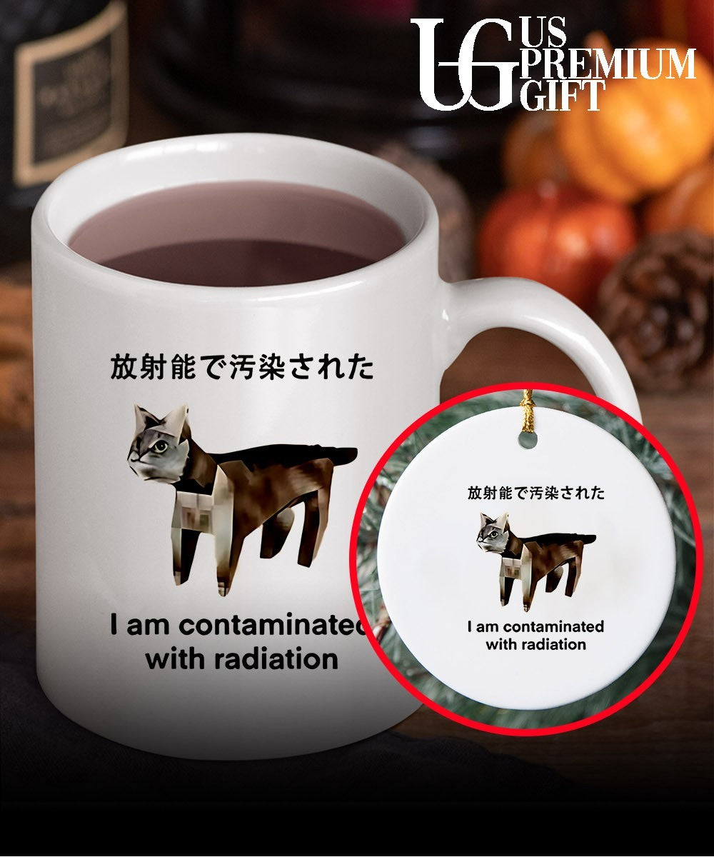 I am Contaminated With Radiation Cat Japan shirt