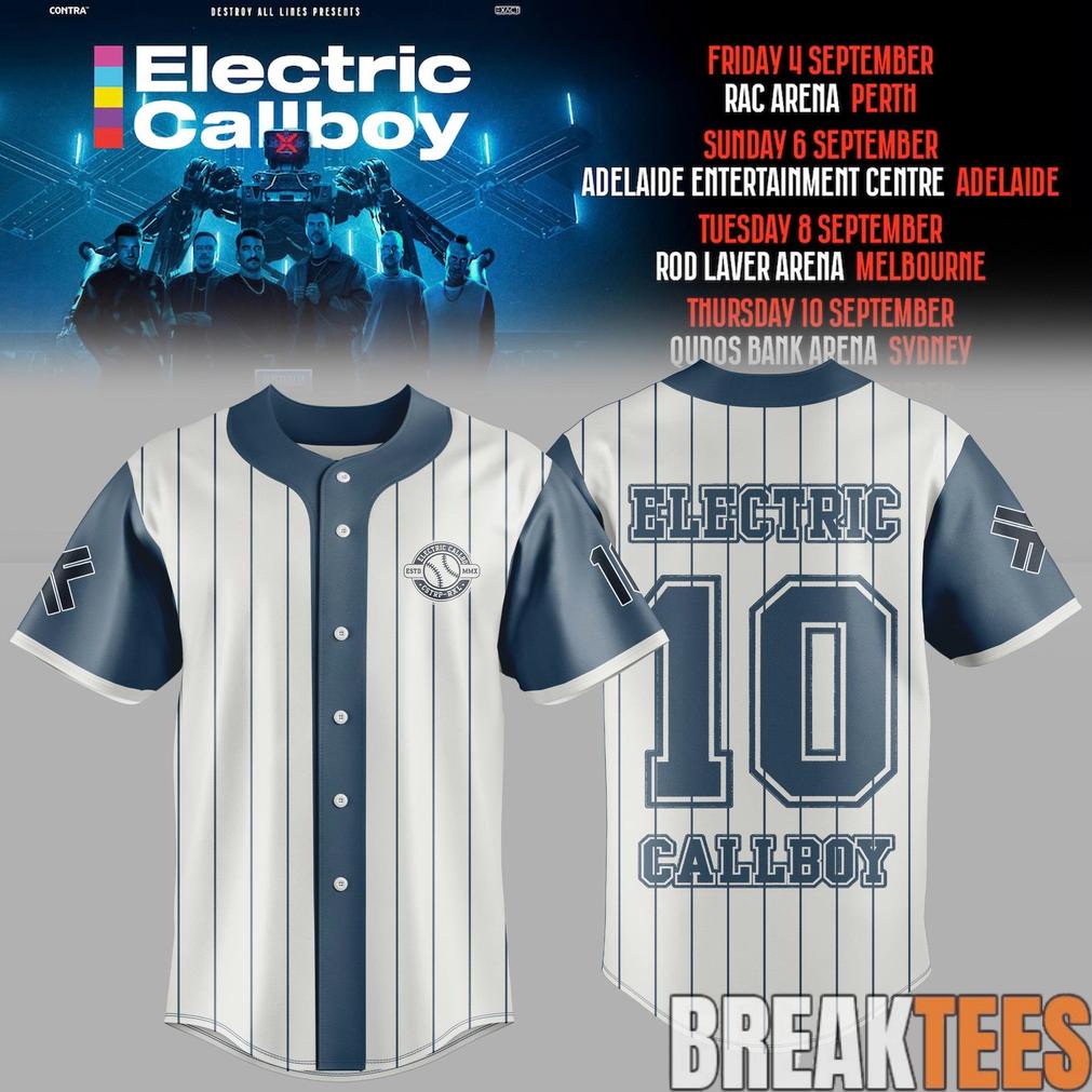 Electric Callboy TANZNEID World Tour 2026 Classic Baseball Jersey