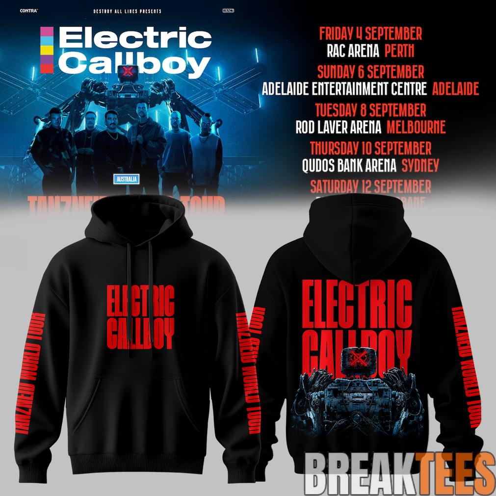 Electric Callboy TANZNEID World Tour 2026 Limited Hoodie