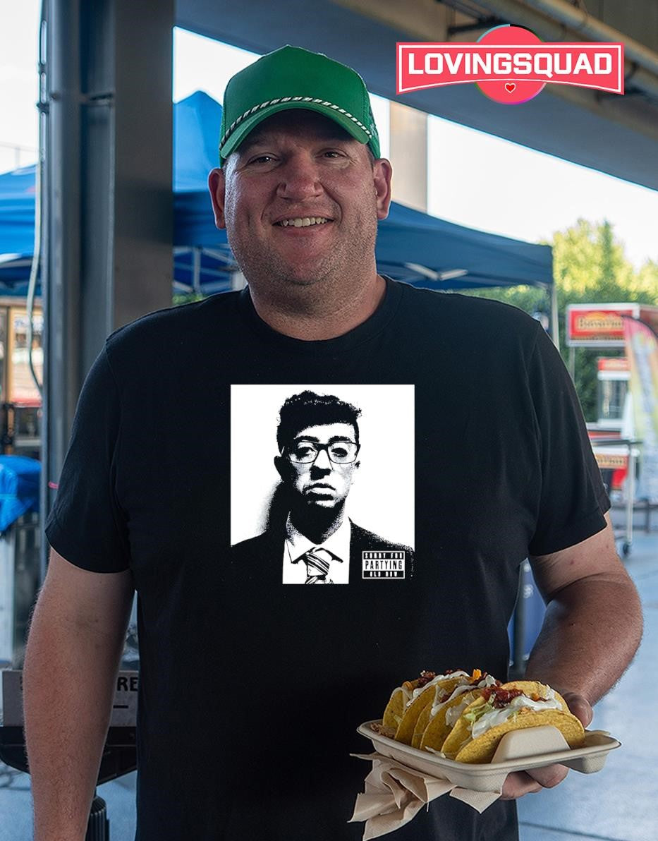 Elvis Costello’s Party Boy Pablo Pledgescobar T-shirt