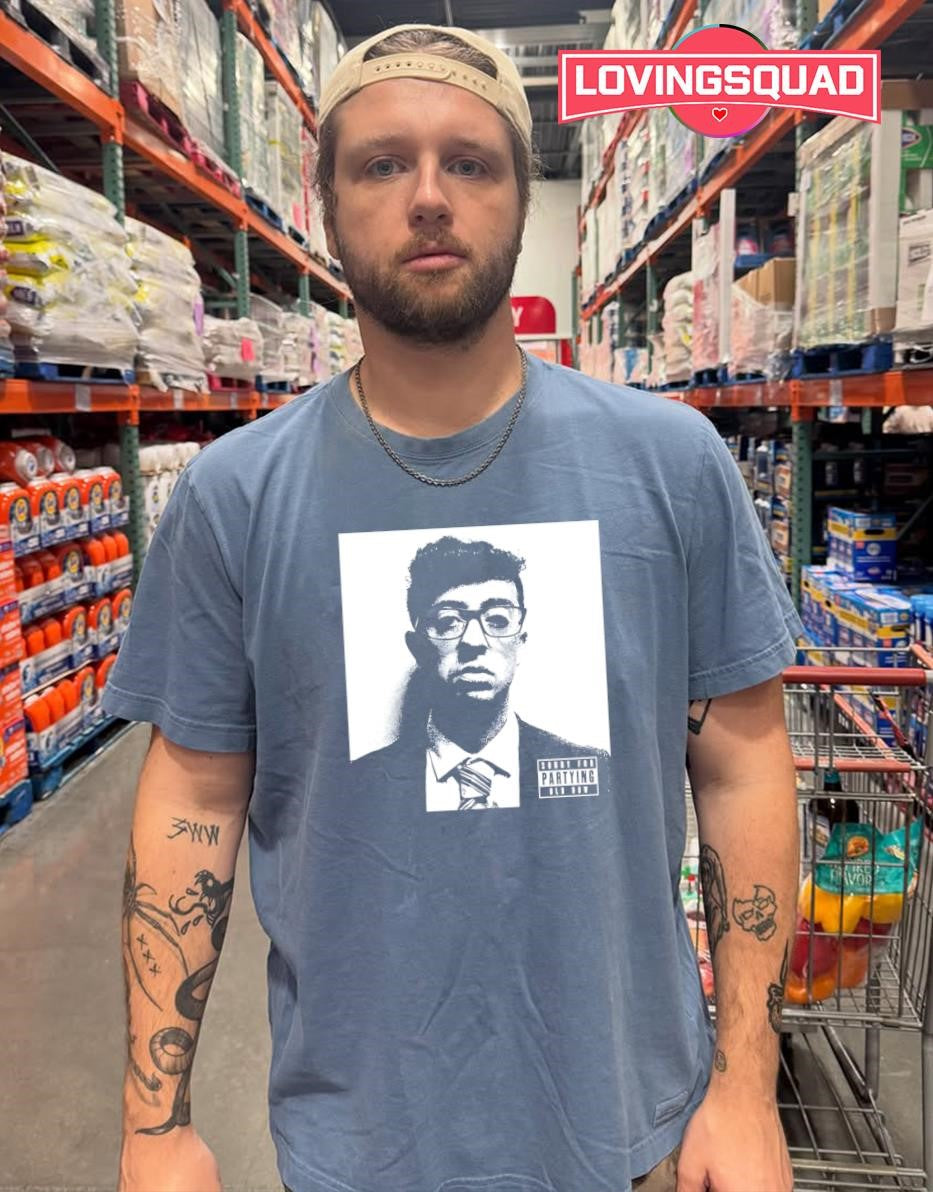 Elvis Costello’s Party Boy Pablo Pledgescobar T-shirt