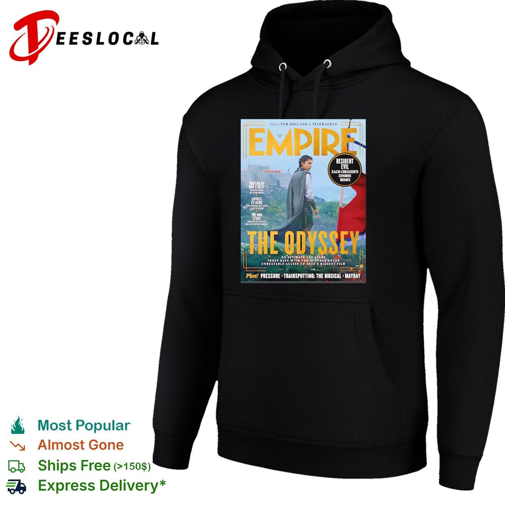 Empire magazine The Odyssey cliff cover shirt