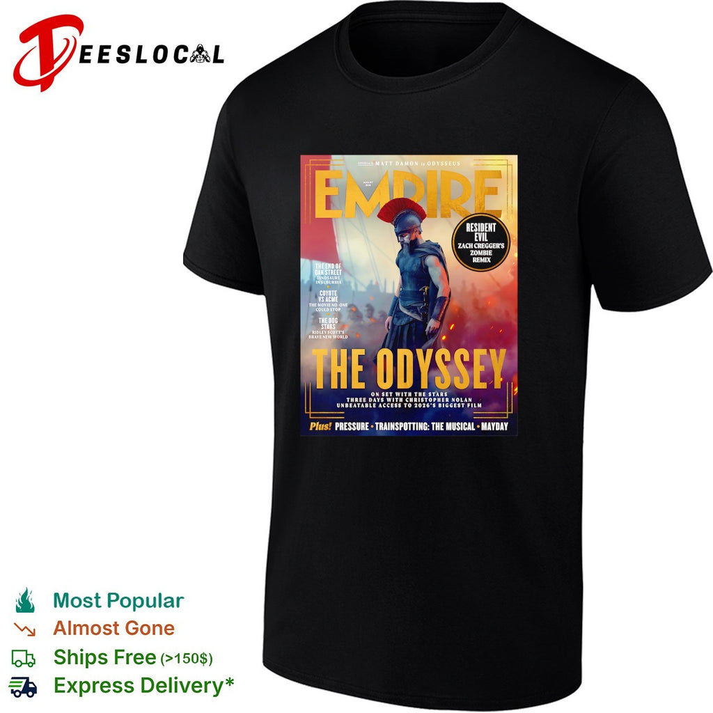 Empire magazine The Odyssey warrior cover shirt