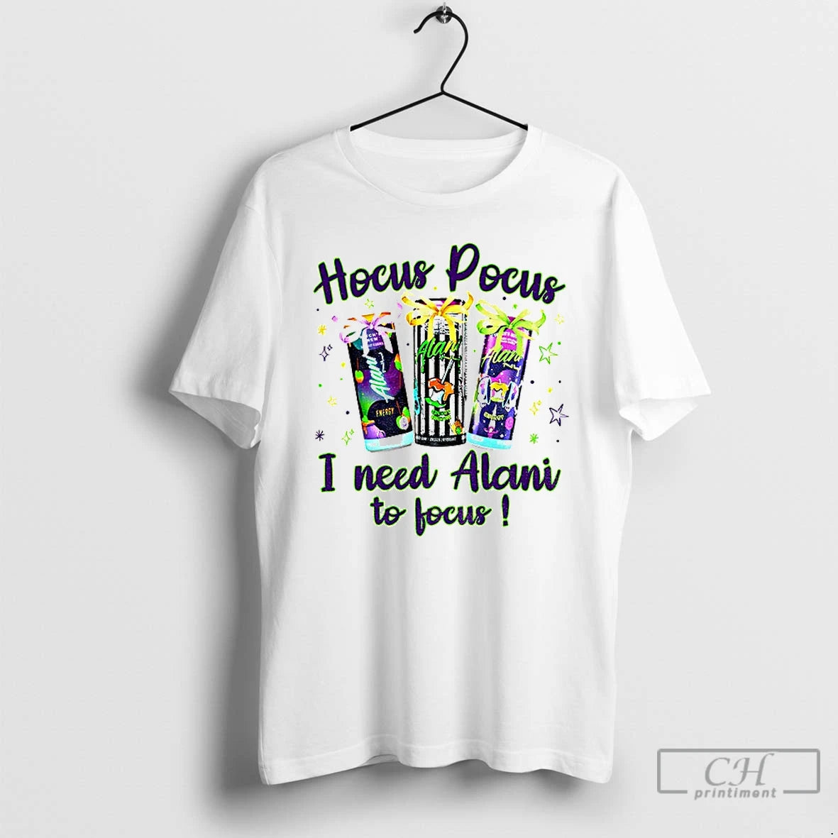 Enery Drink Hocus Pocus I Need Alani To Focus Halloween T Shirts Hoodie, Sweatshirt | InkRitualCo.com