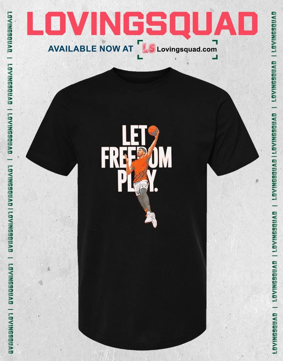 Enes Kanter Freedom Let Freedom Play T-shirt
