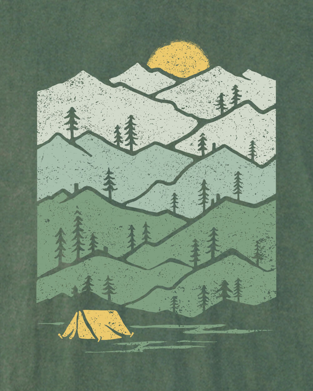 Evergreen Vintage Tee