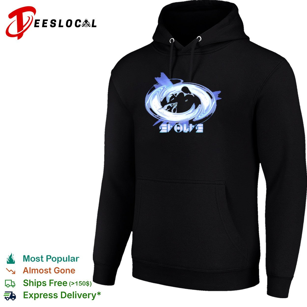 Evolve Abstract Swirl Logo Design Surreal Aesthetic Outer Space Concept Shirt