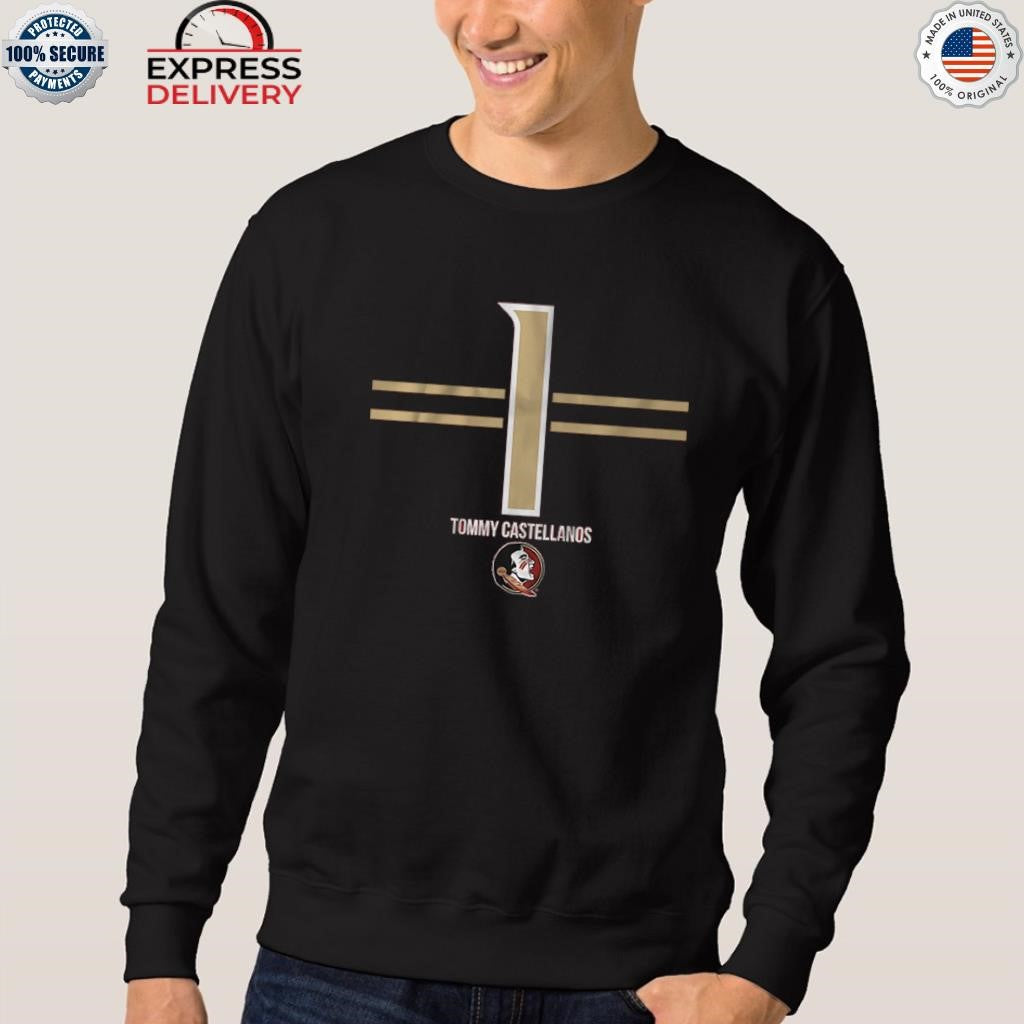FSU Football Tommy Castellanos 1 Stripe Shirt