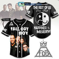 Fall Out Boy Happiness In Mistery Personalized Baseball Jersey
