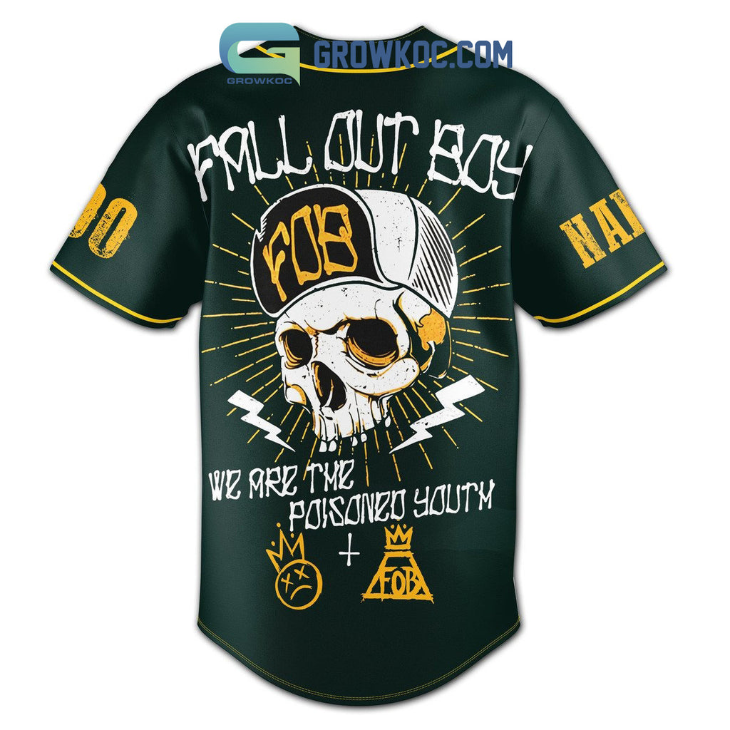 Fall Out Boy We Are The Poisoned Youtm Personalized Baseball Jersey
