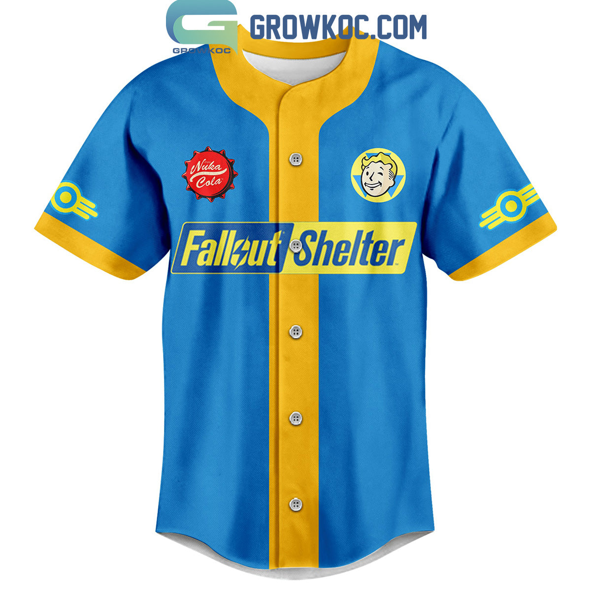 Fallout Shelter War Never Changes Personalized Baseball Jersey