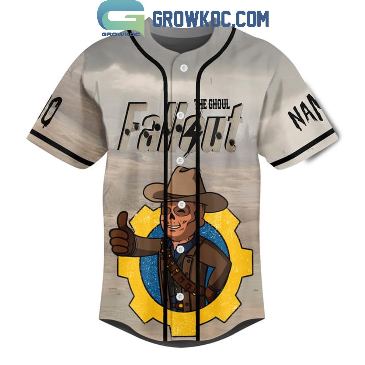 Fallout Thou Shalt Get Side Tracked Personalized Baseball Jersey