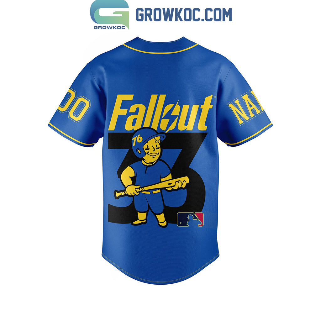 Fallout Vault-Tec Revolutionizing Safety For An Uncertain Future Personalized Baseball Jersey