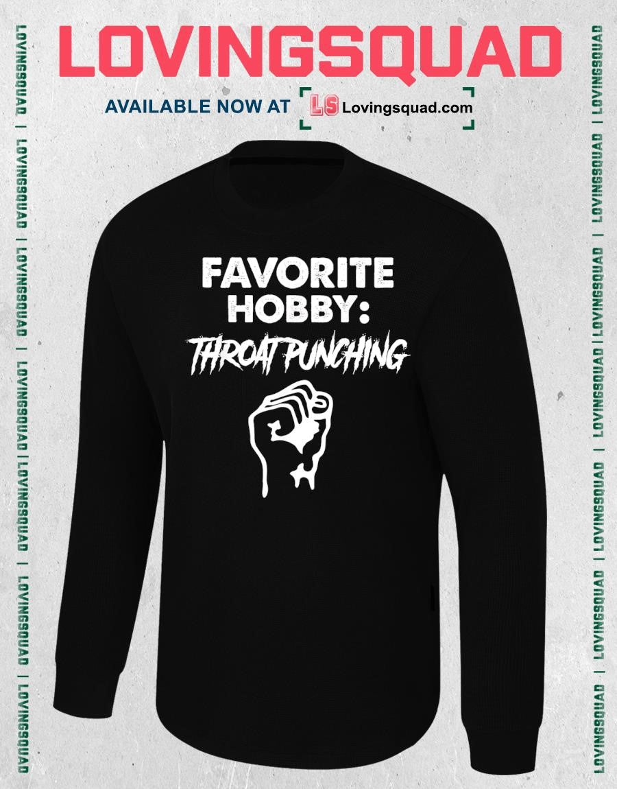 Favorite Hobby Throat Punching T-shirt